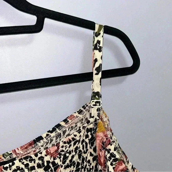 Torrid - Babydoll  Crinkle Gauze Smocked Cold Shoulder Top - Picture 8 of 11